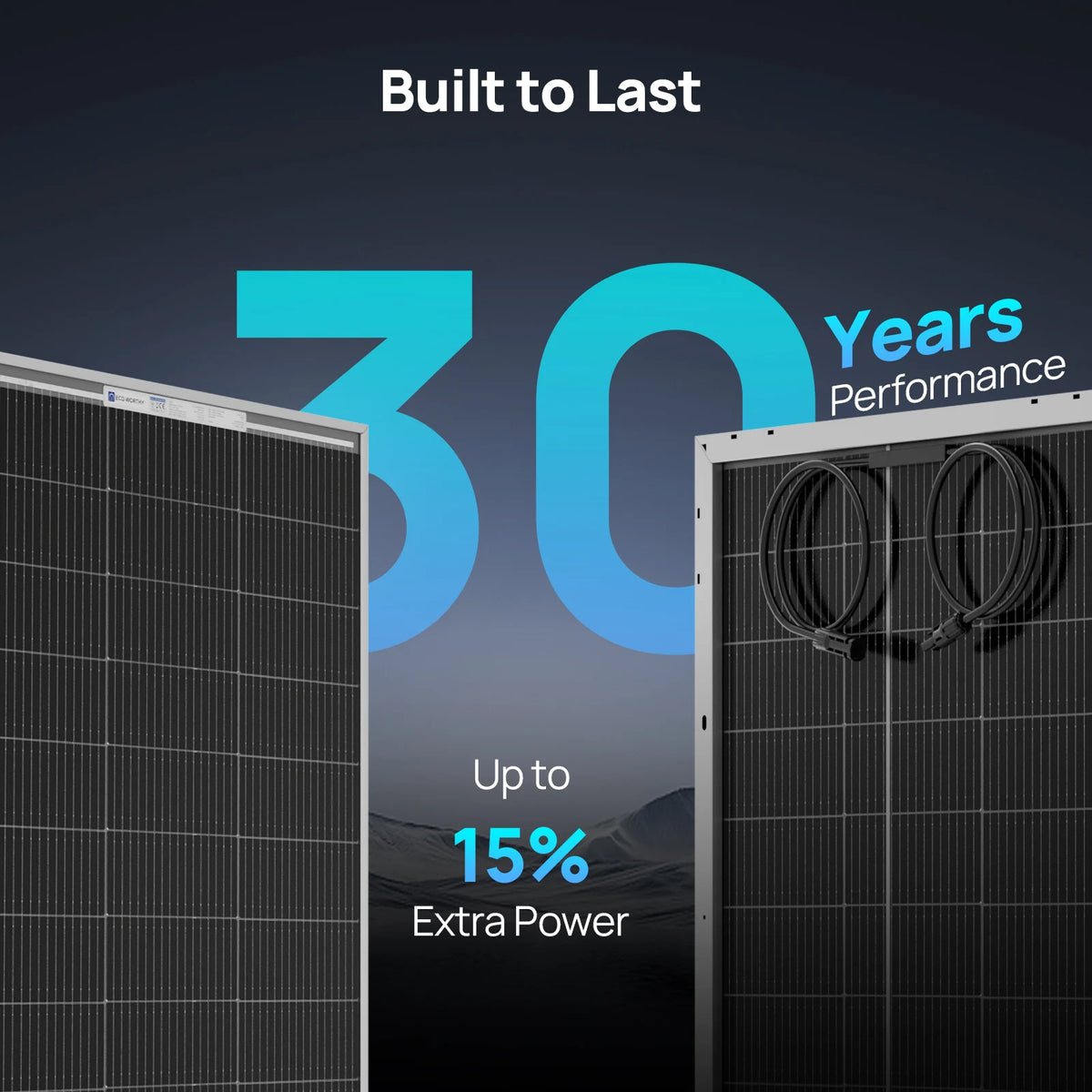 ECO-WORTHY Efficient N Type Solar Panels for Off Grid Applications