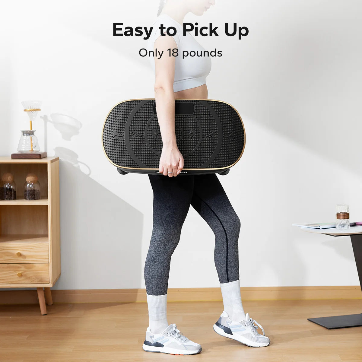 MERACH Whole Body Vibration Plate Exercise Machine Fitness Platform