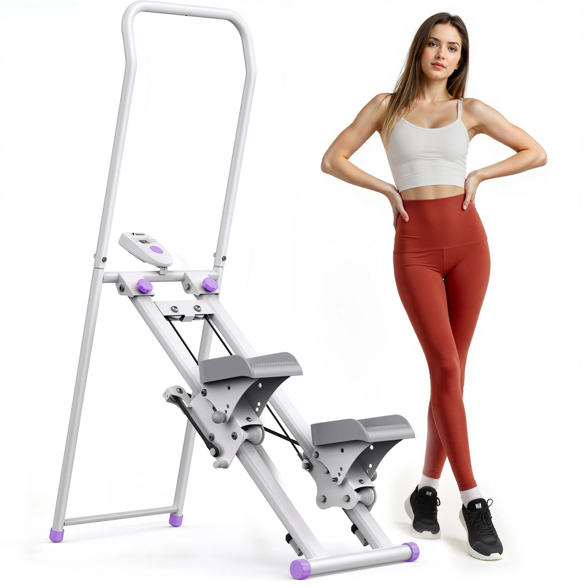 MERACH Folding Stair Stepper For Full Body Home Gym Workouts