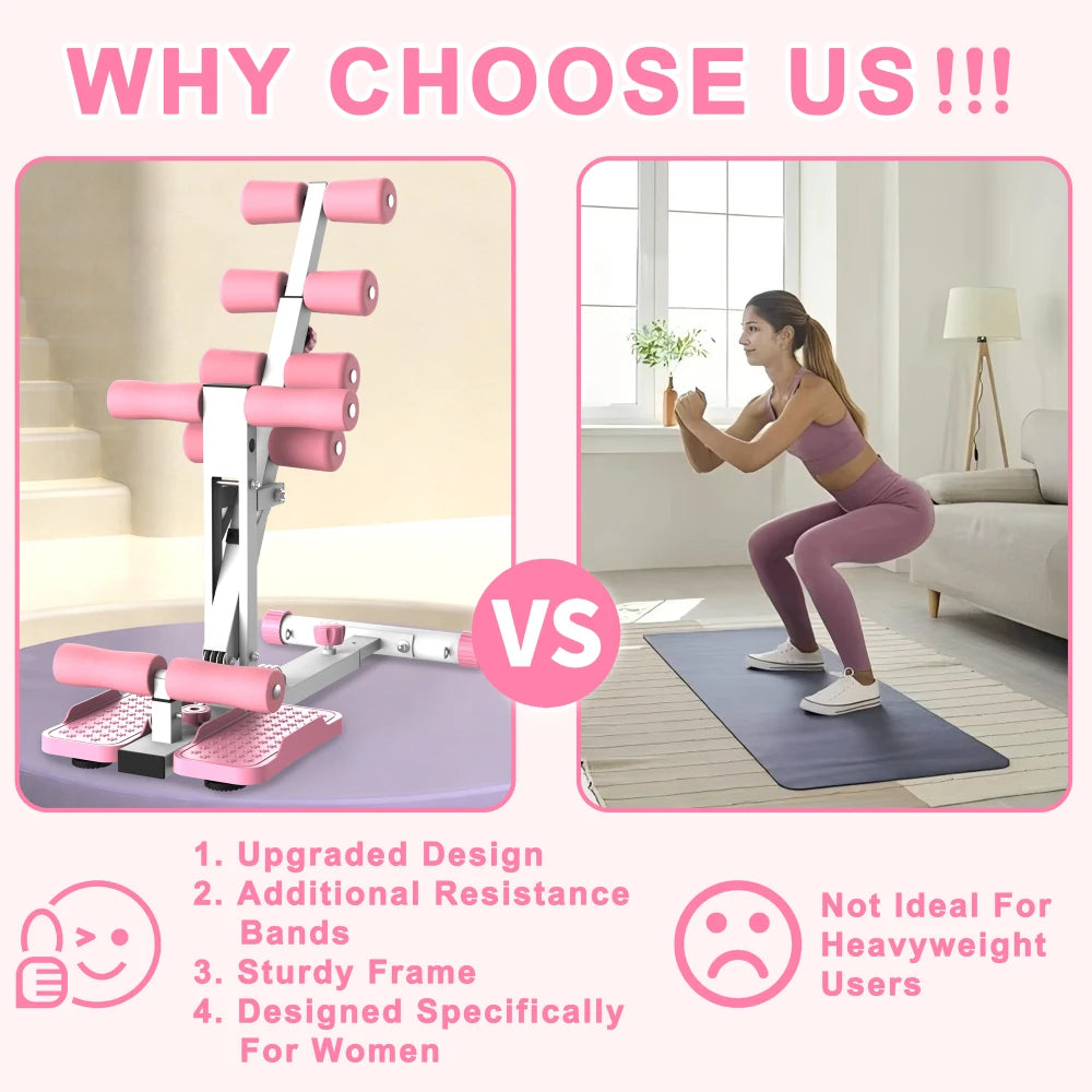 Deep Squat Trainer With Resistance Bands For Home Strength Workouts
