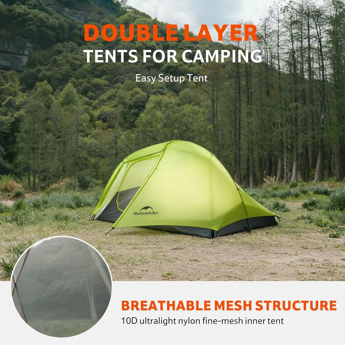 Naturehike Star Trail EXT Ultralight Waterproof Hiking Camping Tent