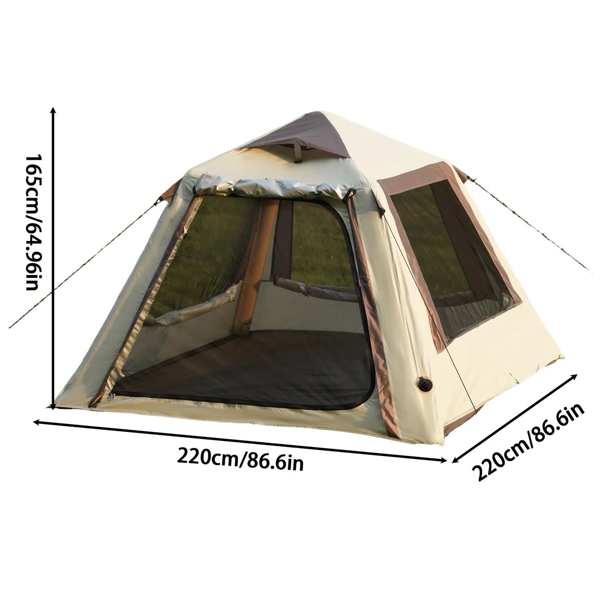 Pakicetus Luxury Inflatable Camping Tent With Manual Hand Pump
