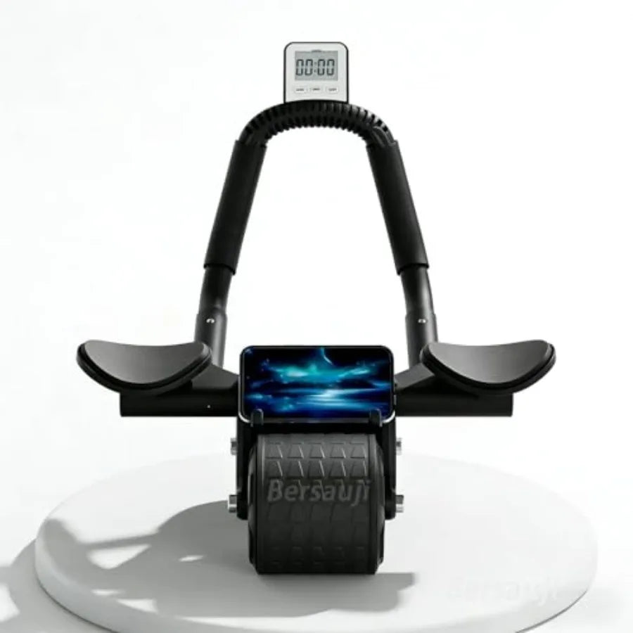 Rebound Ab Roller Wheel With Knee Mat And Elbow Support