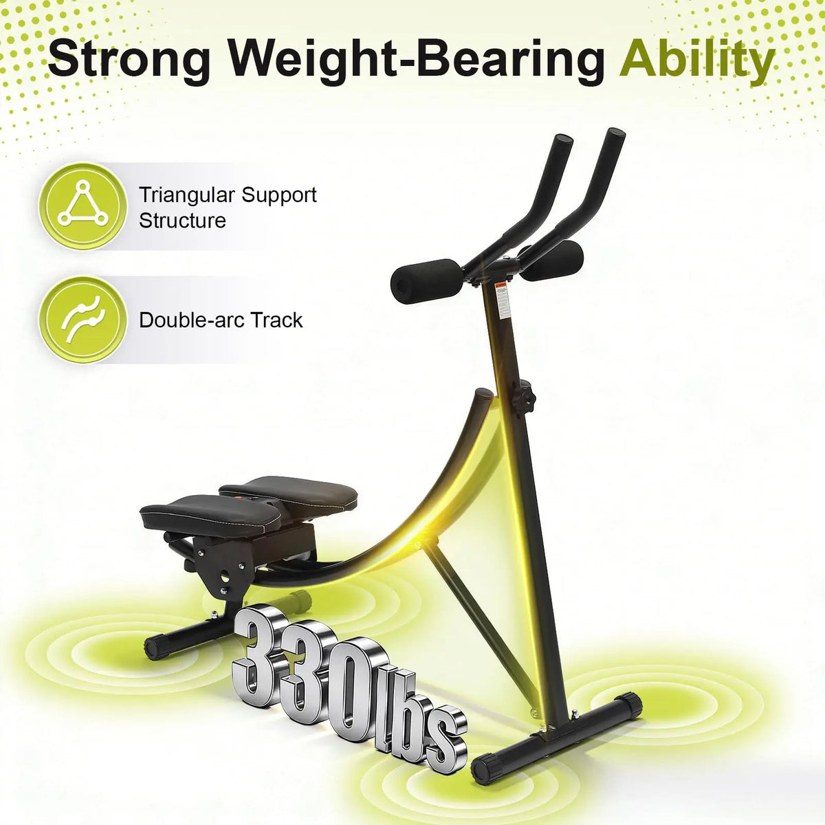 Adjustable Abdominal Trainer For Home Gym Core Strength Training