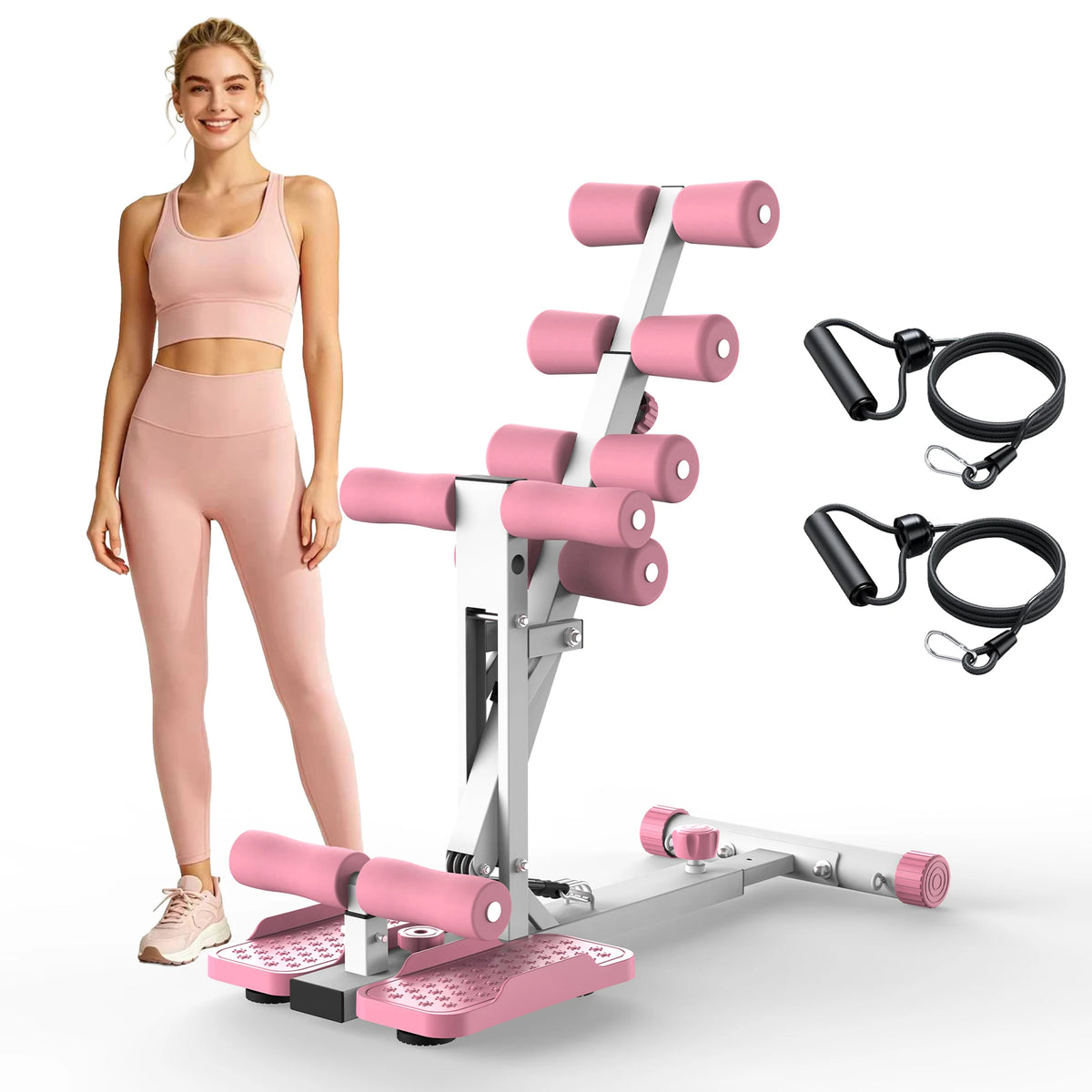 Deep Squat Machine With Resistance Bands For Home Fitness Training