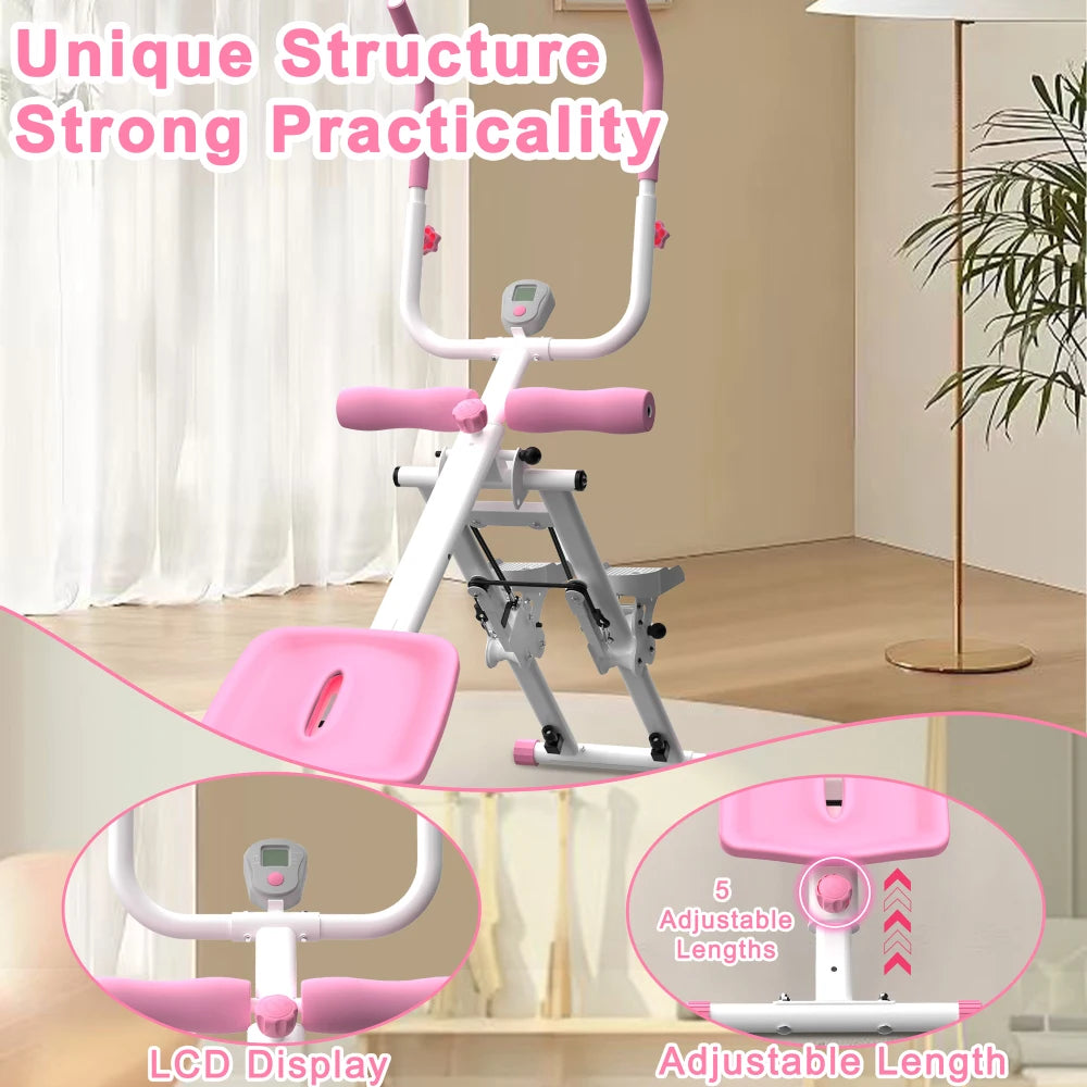 Multifunctional Stair Stepper And Ab Workout Machine For Home Fitness