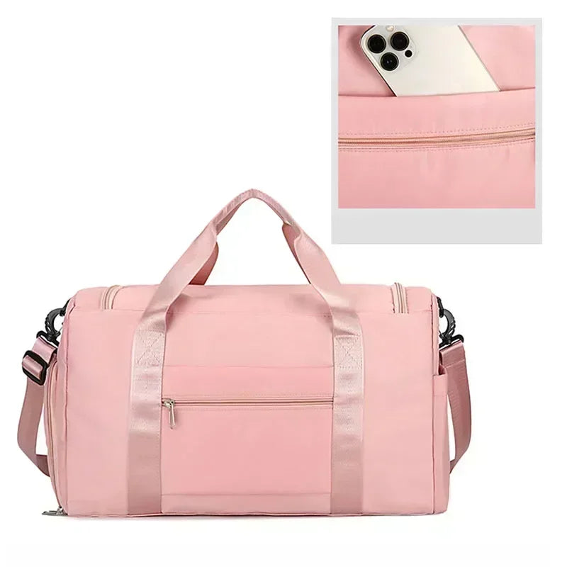 Travel Gym Weekender Duffel Bag With Shoe Compartment