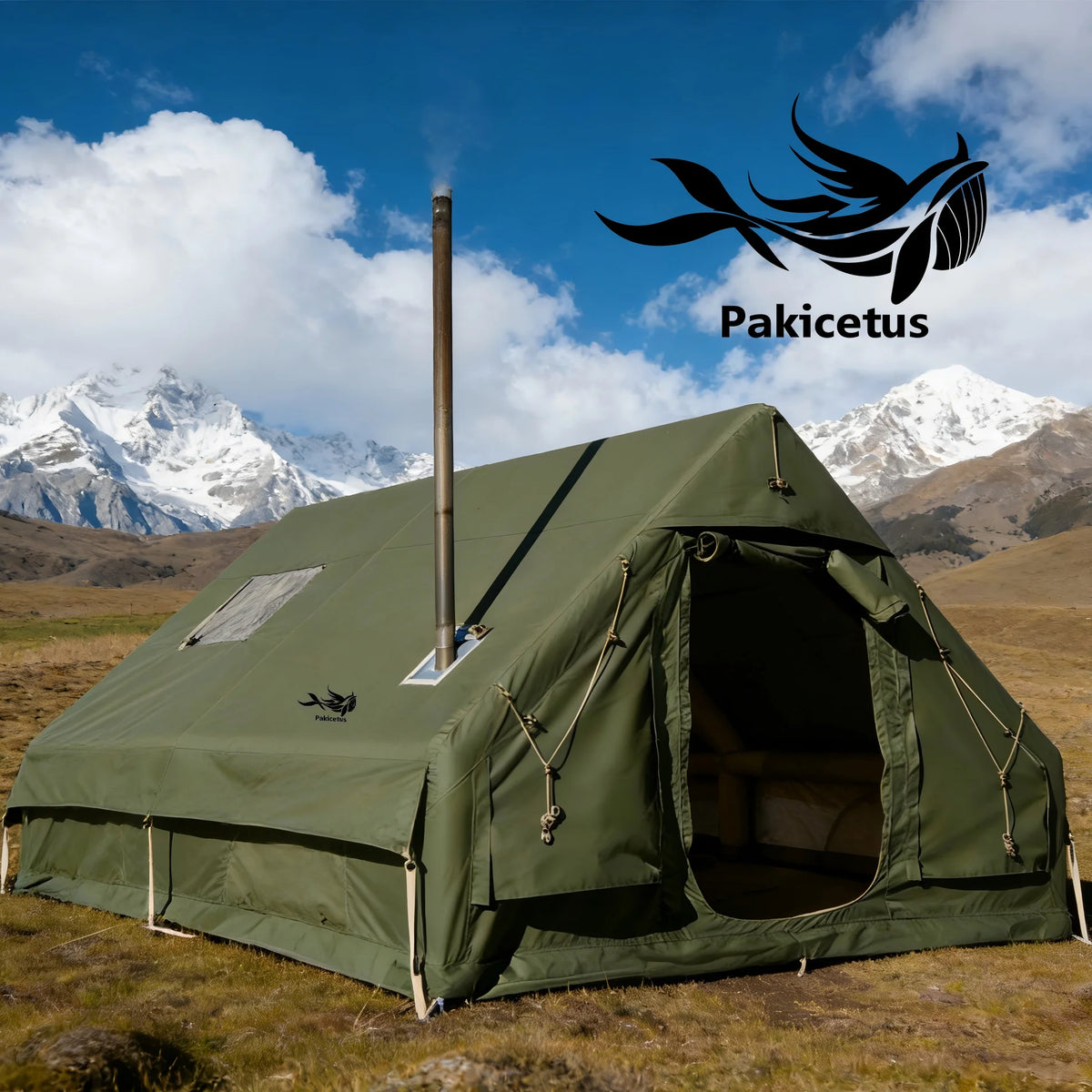 Pakicetus Luxury Inflatable Camping Tent With Manual Hand Pump