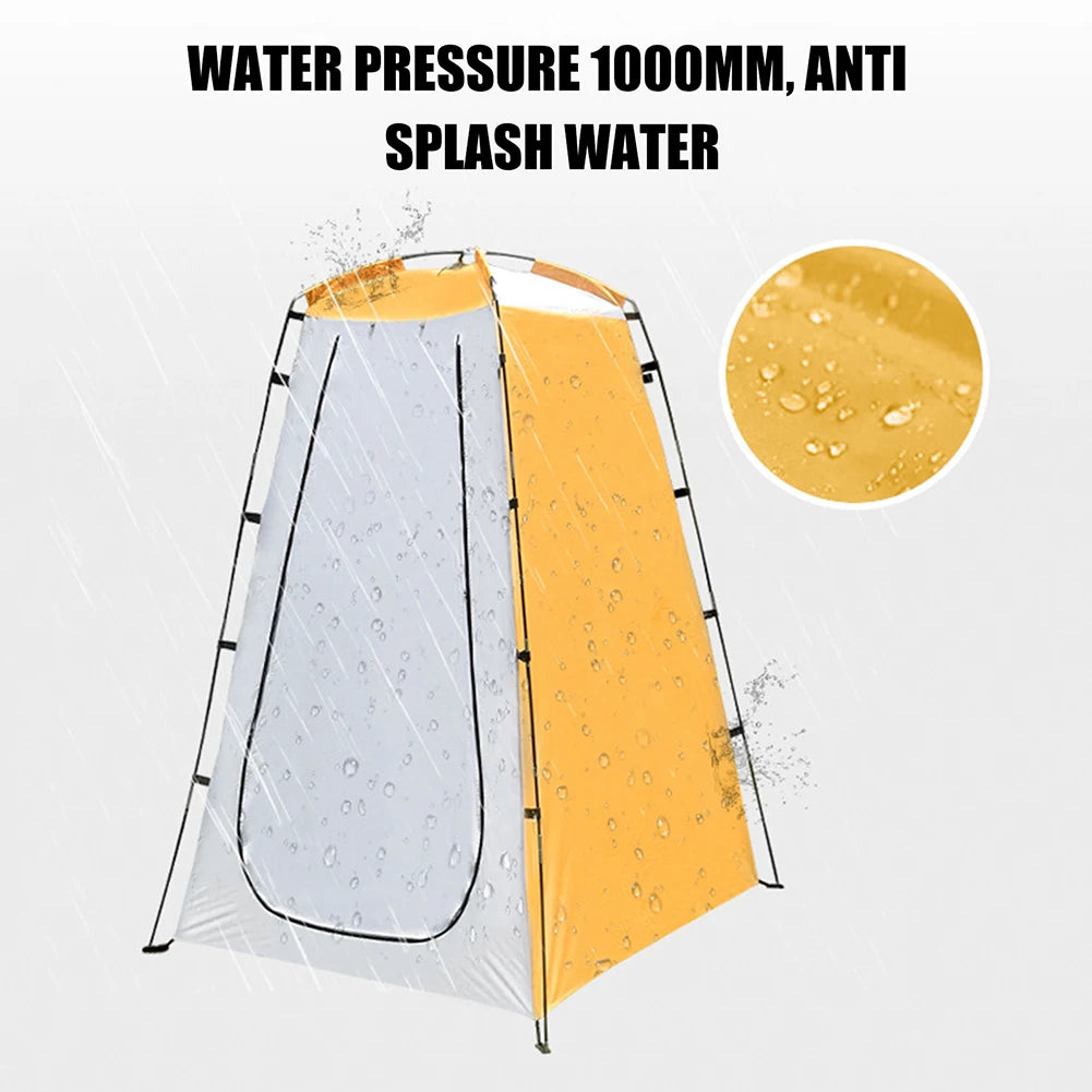 Folding Beach Bathing Privacy Shelter With Waterproof Sunshade