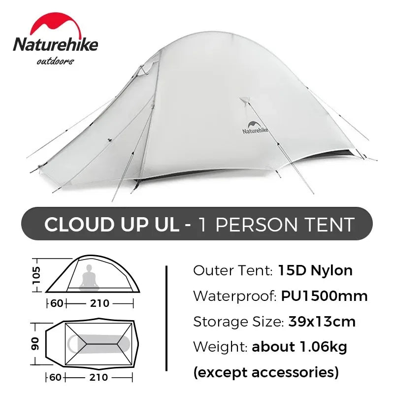 Naturehike Ultralight Double Layer Waterproof Backpacking Tent