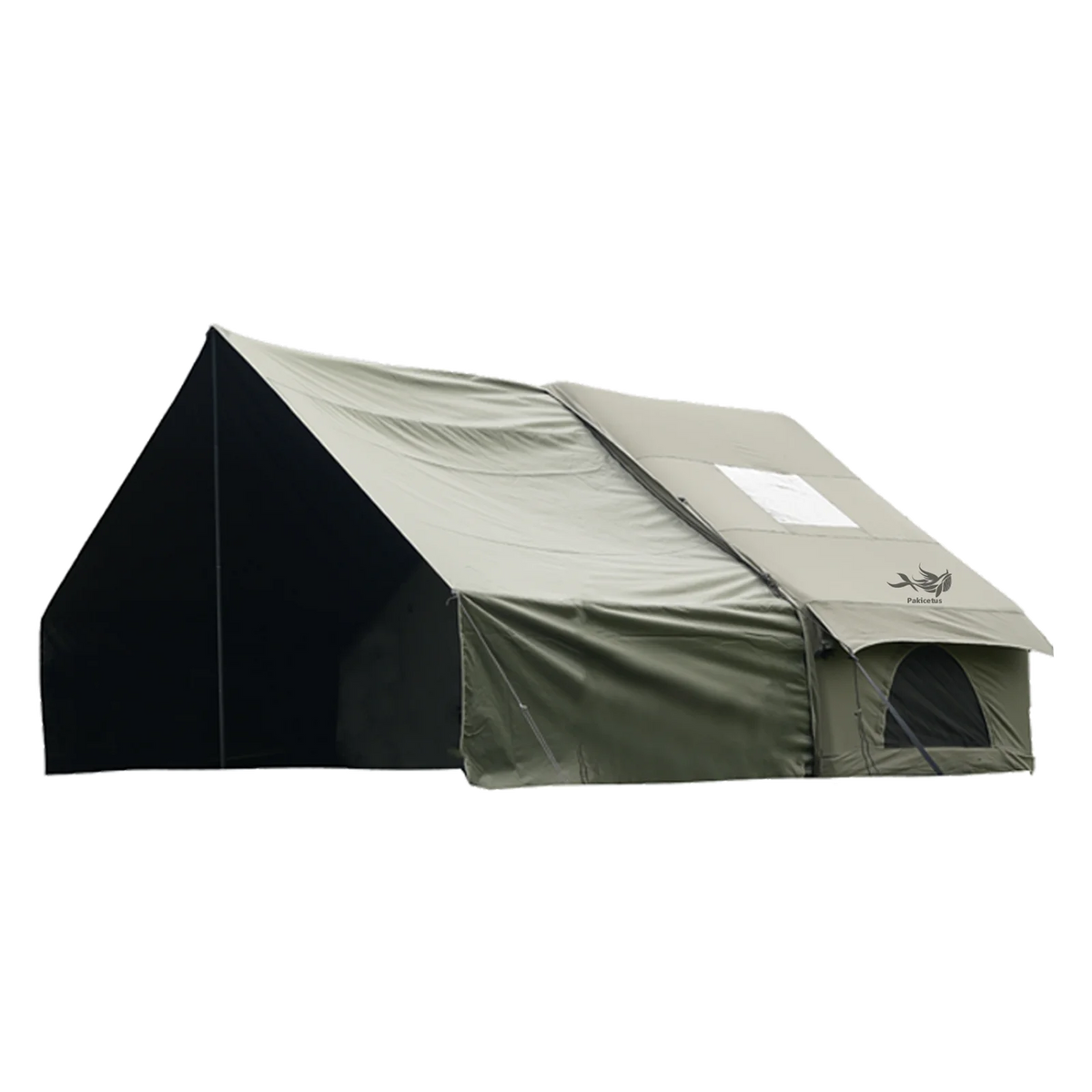 Pakicetus Inflatable Luxury Glamping Tent With Roof Window For Camping