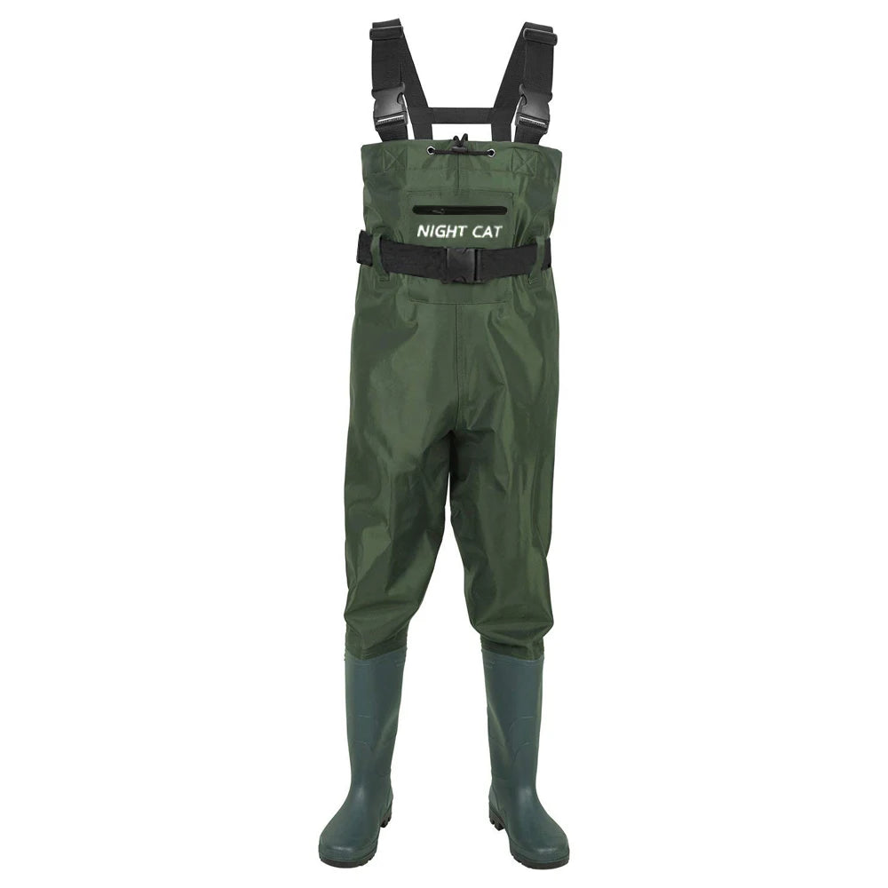 Night Cat Waterproof Chest Waders With Boots For Hunting Fishing