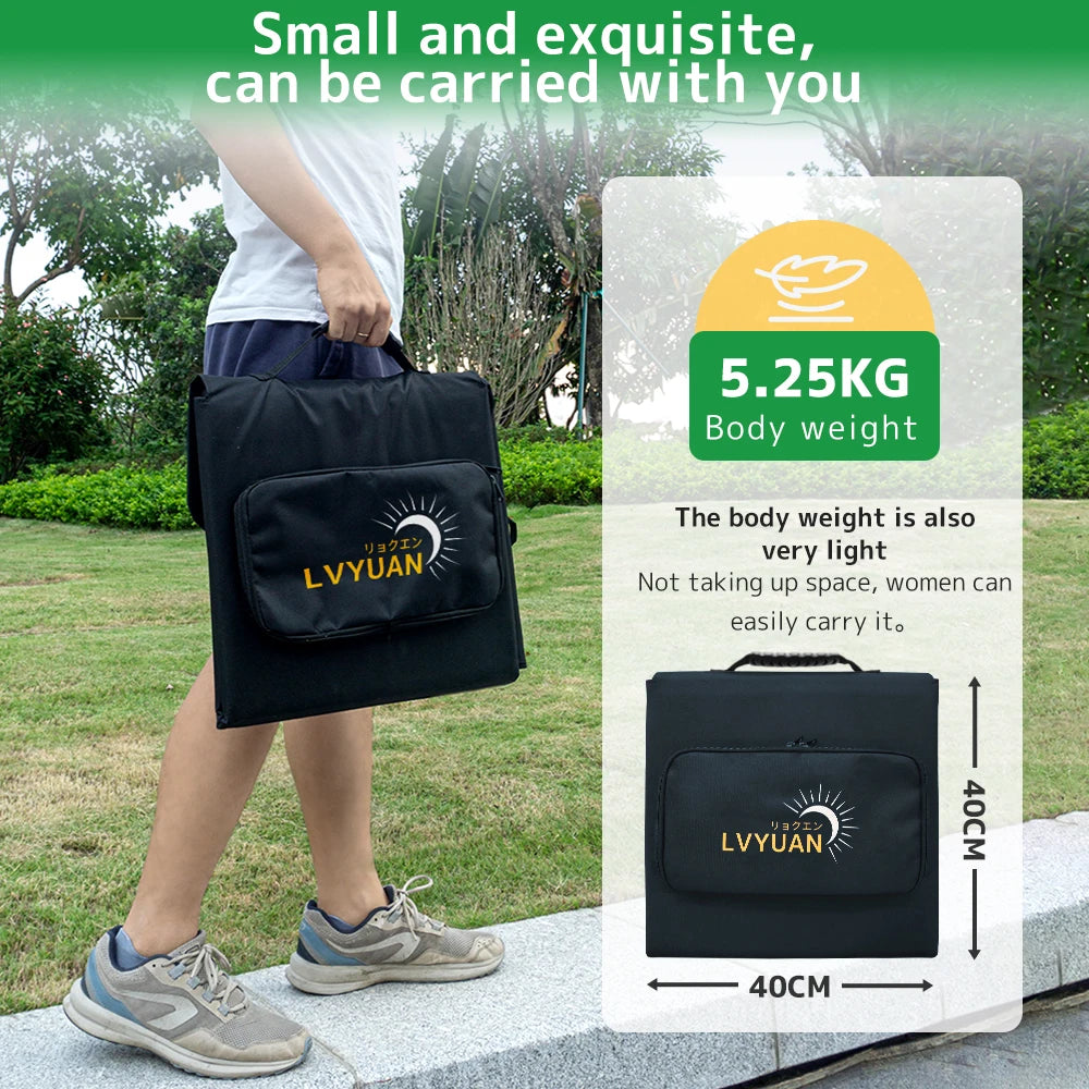 Foval Portable Foldable Solar Panel Charger for Off Grid Use
