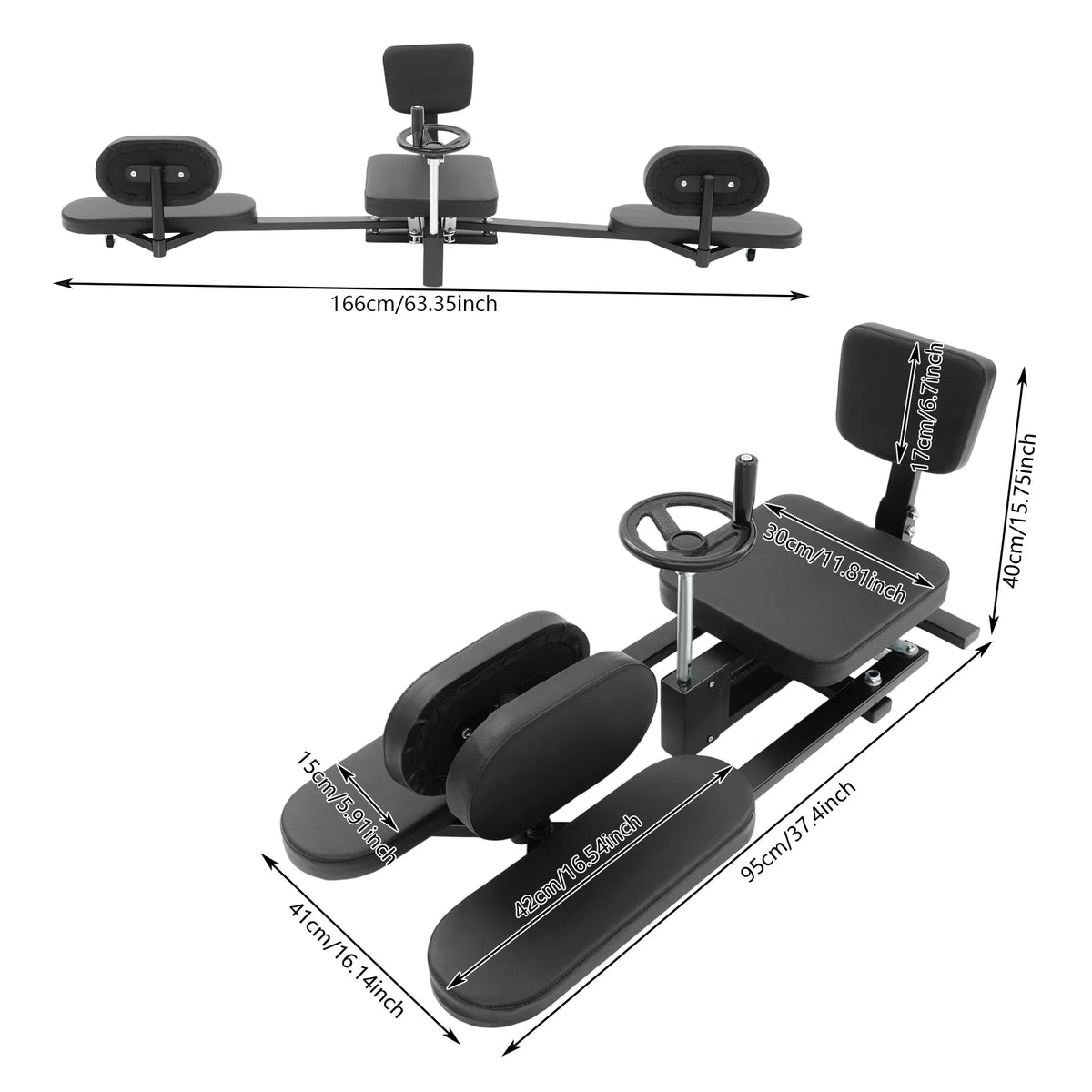 Heavy Duty Leg Stretcher Machine For Flexibility Training