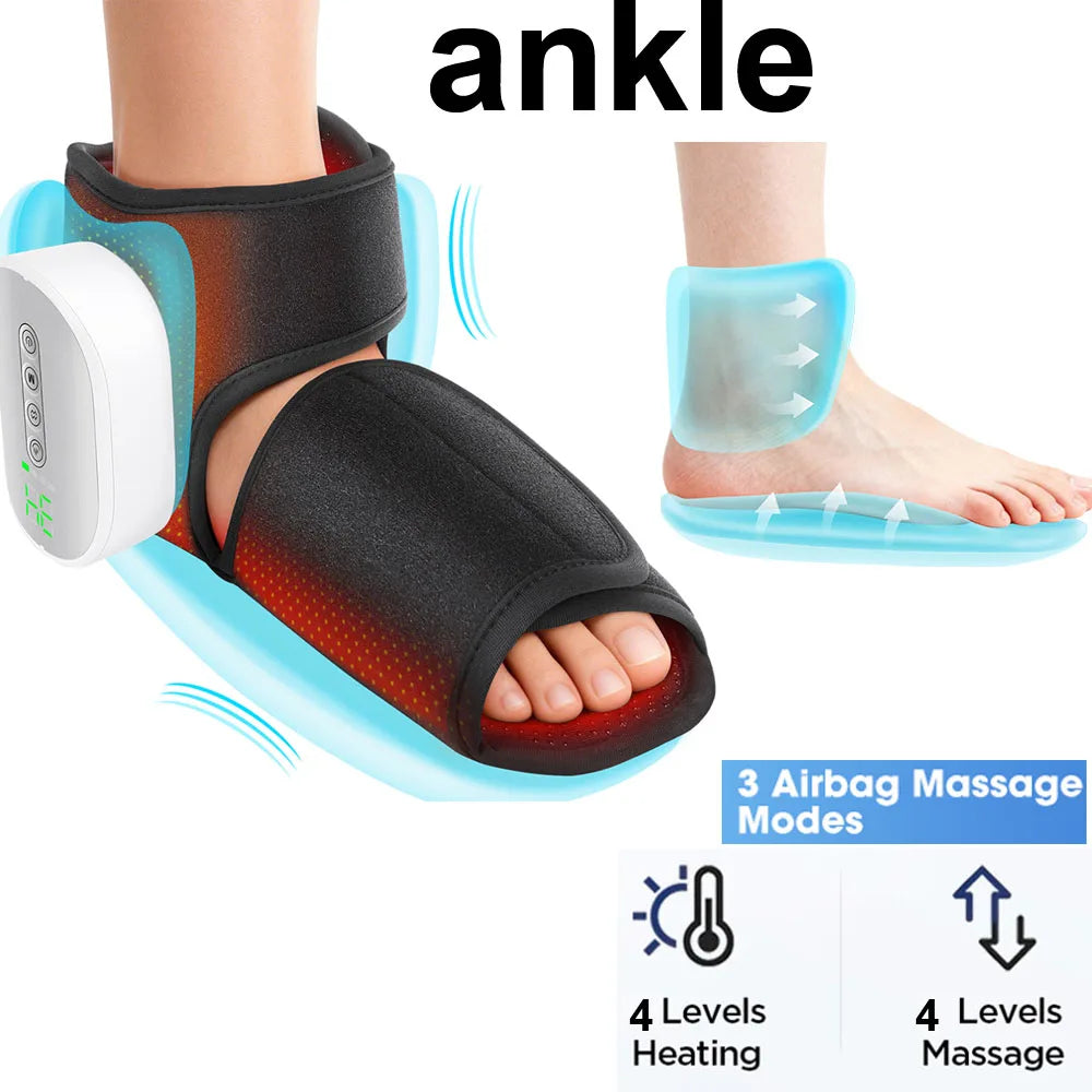 Hailicare Wireless Electric Heating Ankle Brace With Massage Support