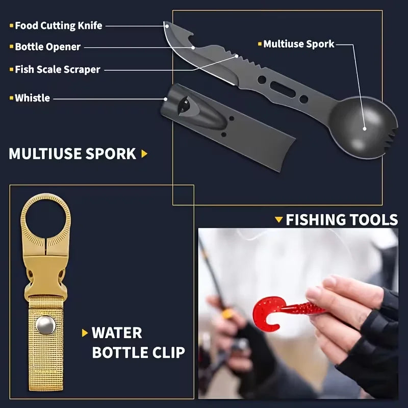 Survival Kit With First Aid Tools For Outdoor Adventures