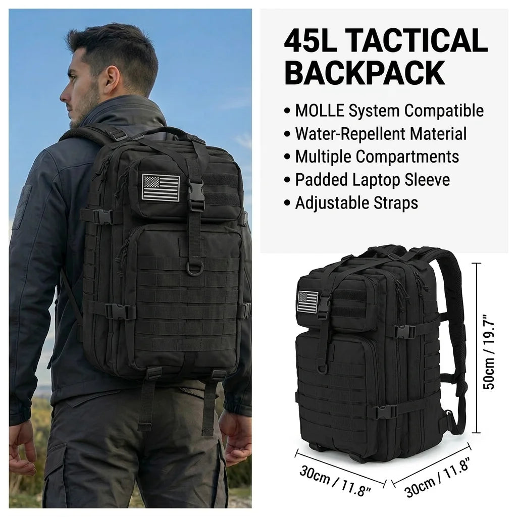 ReFire Gear Tactical Hunting Backpack Water Resistant Outdoor Pack