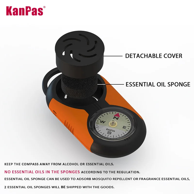 Outdoor Thermometer Compass and Hygrometer Multi Tool Kit