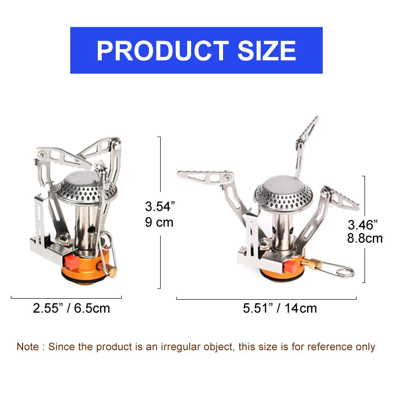 Widesea Portable Camping Cookware Set With Folding Utensils