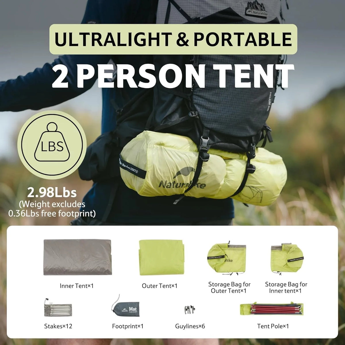 Naturehike Star River EXT Double Layer Waterproof Trekking Tent