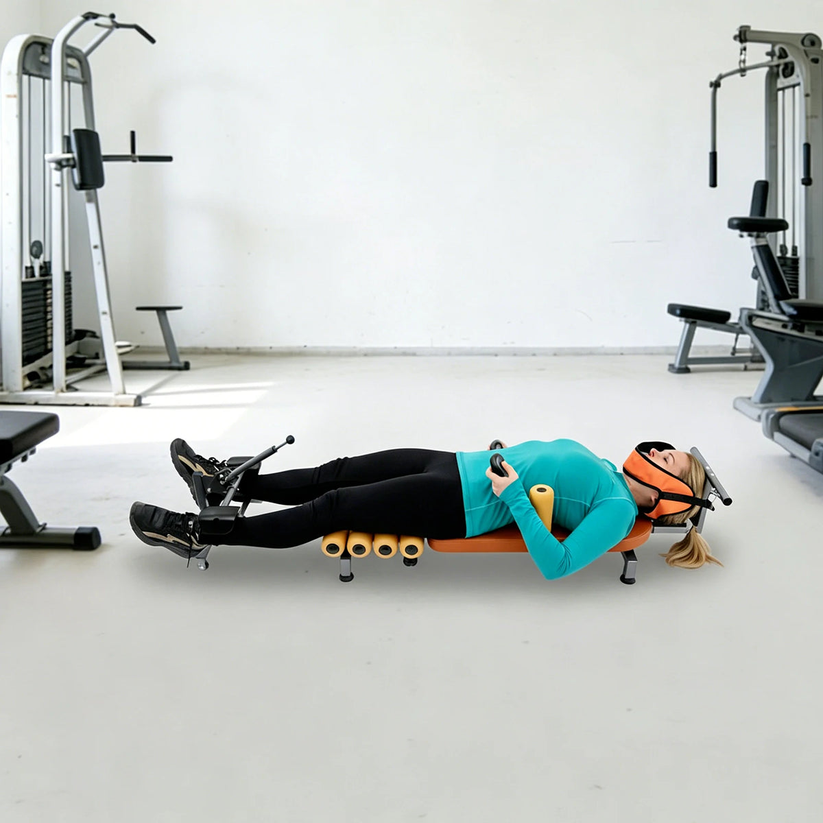 Electric Adjustable Stretching Bench With Remote Control For Back Relief