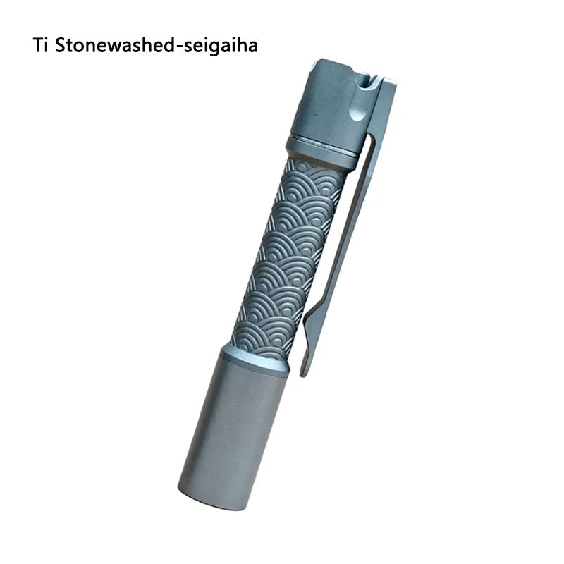 ReyLight Pineapple Titanium Flashlight With Nichia 519A LED