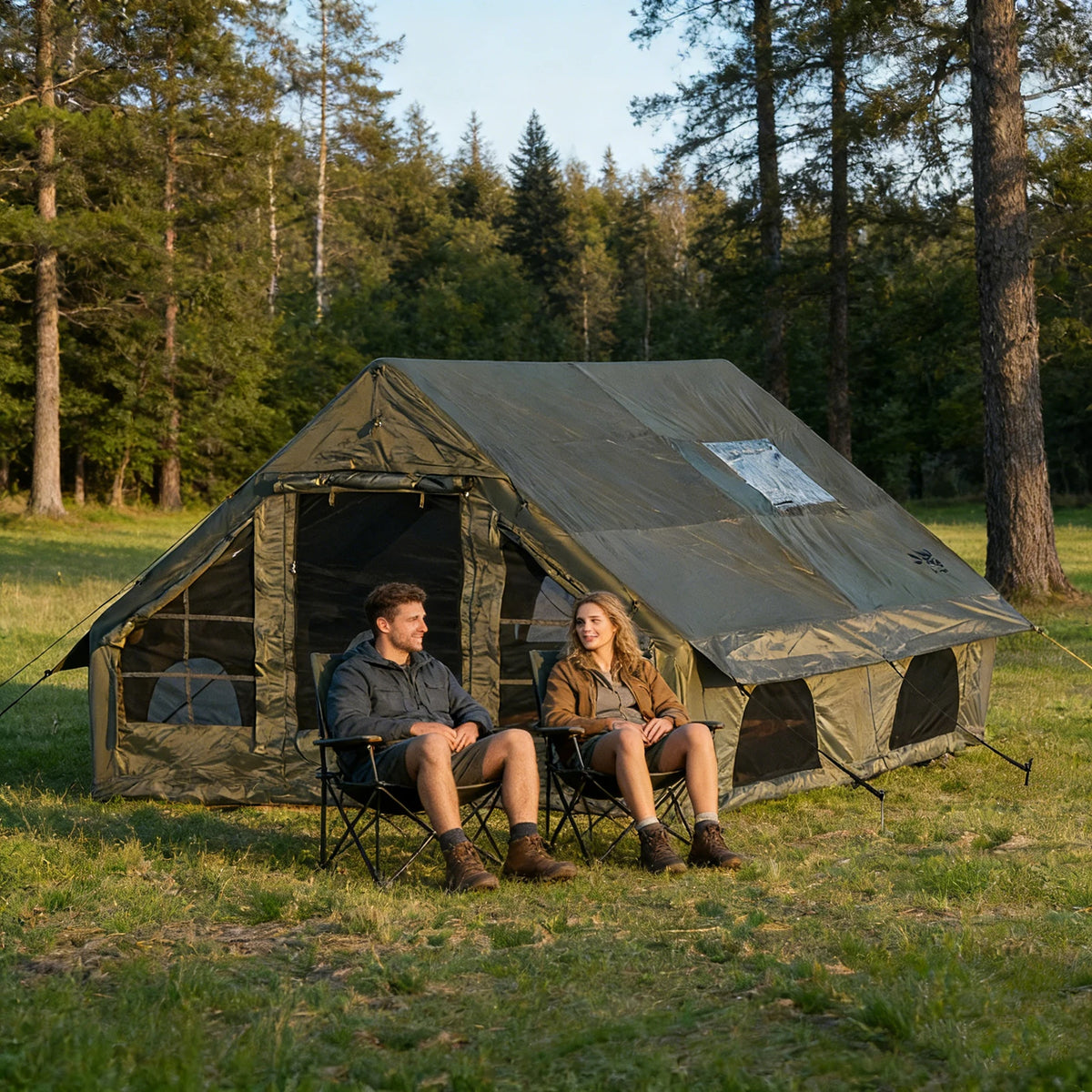 Pakicetus Inflatable Camping Tent With Manual Pump For Family Adventures