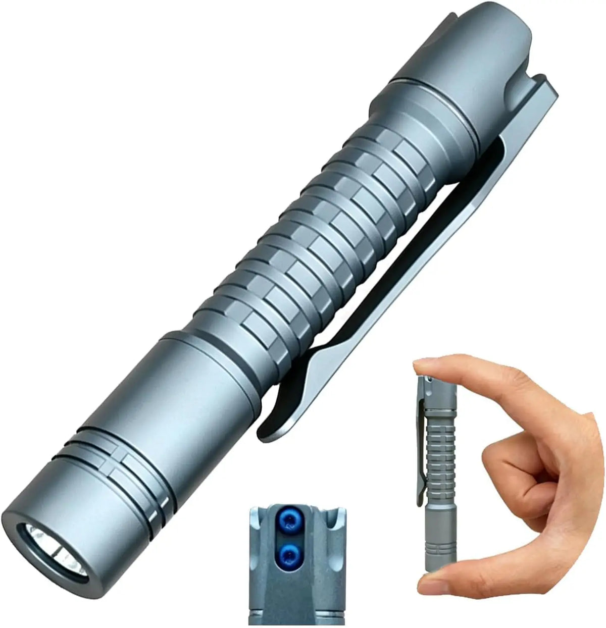 ReyLight Pineapple Titanium Flashlight With Nichia 519A LED
