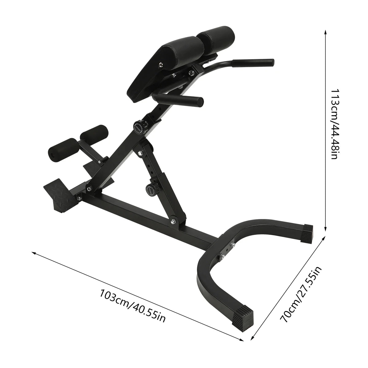 Roman Chair Back Extension Machine For Strength Training Home Gym