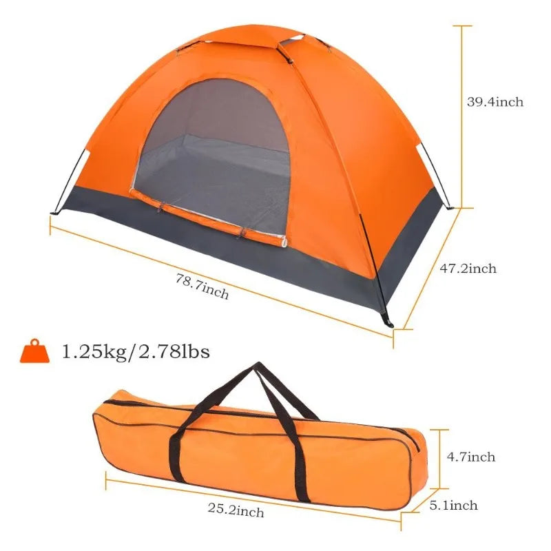 Waterproof Portable Camping Tent For Outdoor Hiking Adventures