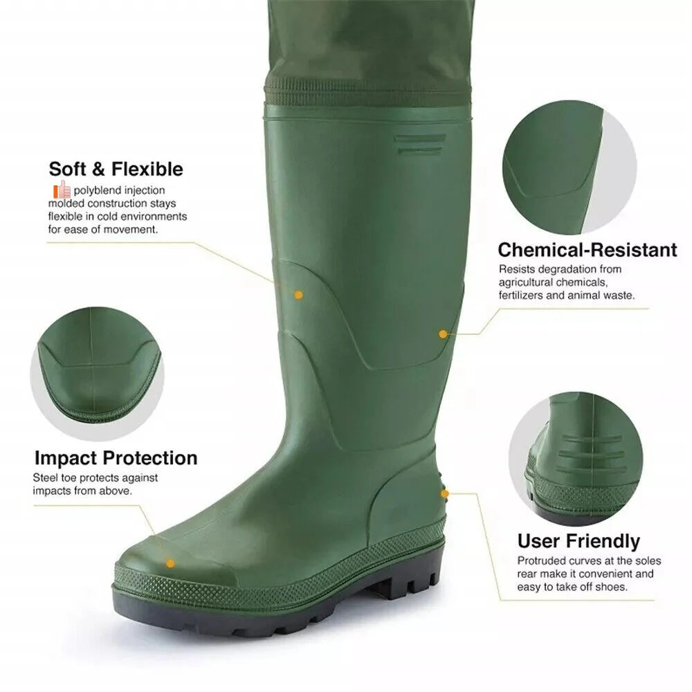 Night Cat Waterproof Chest Waders With Boots For Hunting Fishing