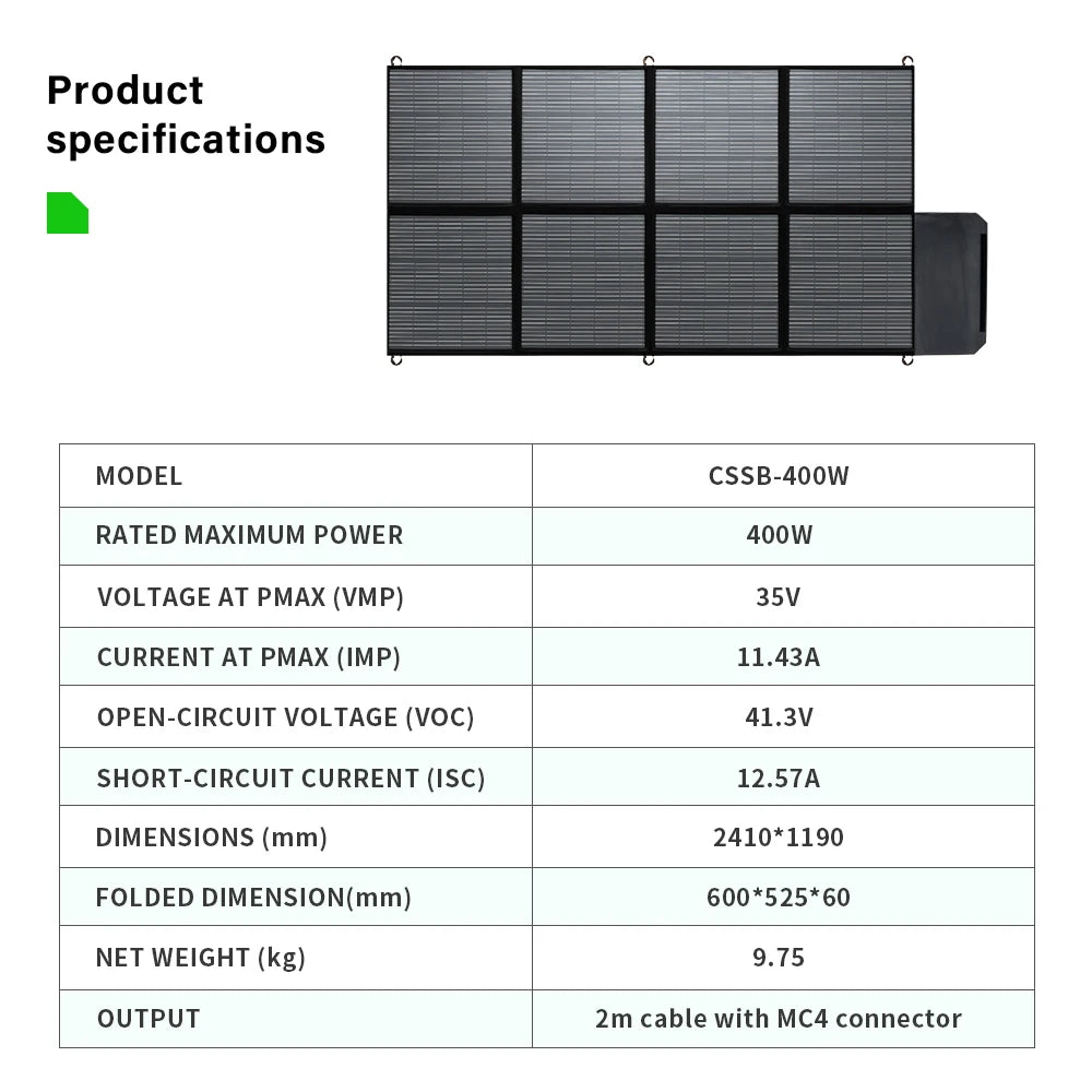 Foval Portable Foldable Solar Panel Charger for Off Grid Use