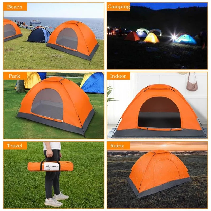 Waterproof Portable Camping Tent For Outdoor Hiking Adventures
