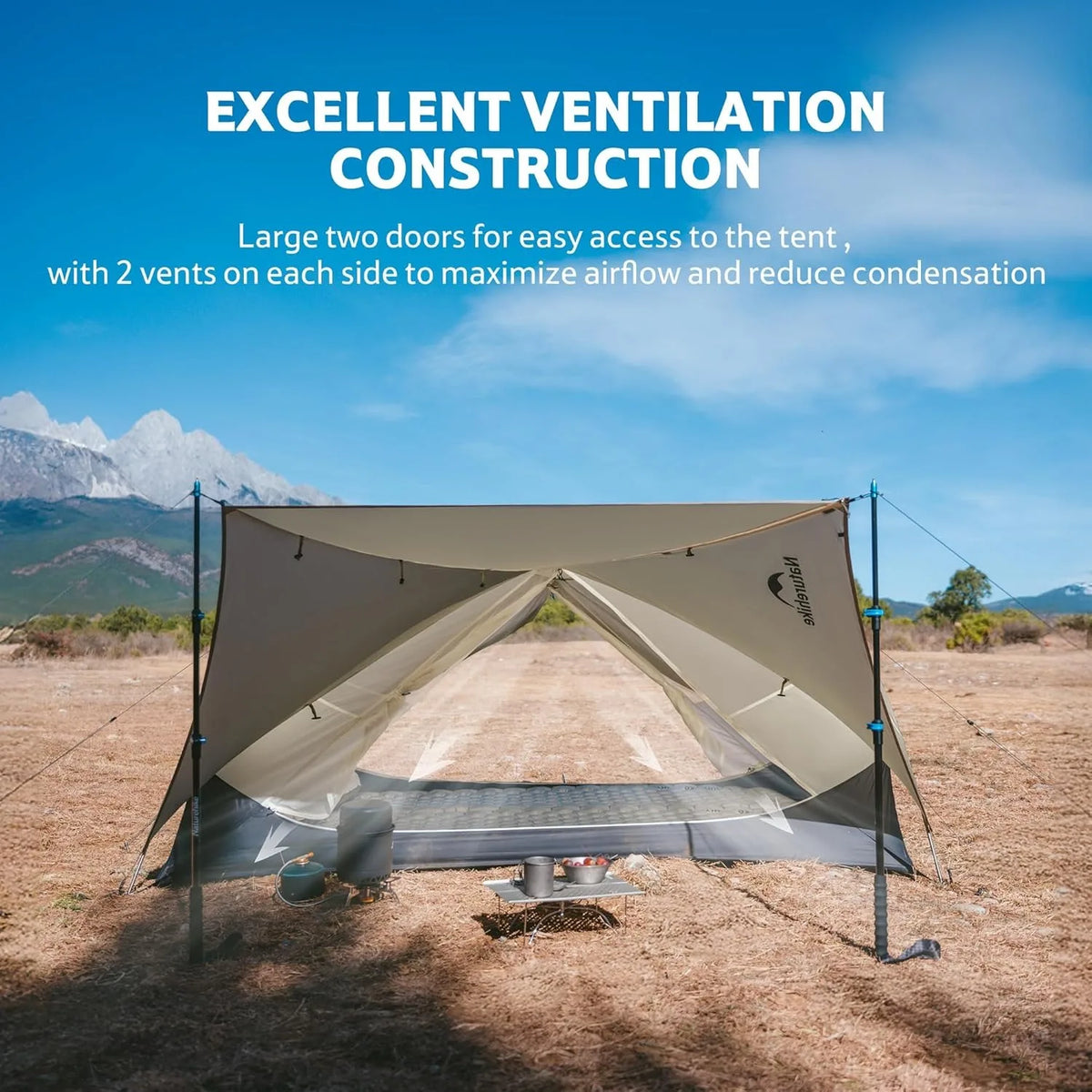 Naturehike Mongar Ultralight Waterproof Backpacking Camping Tent