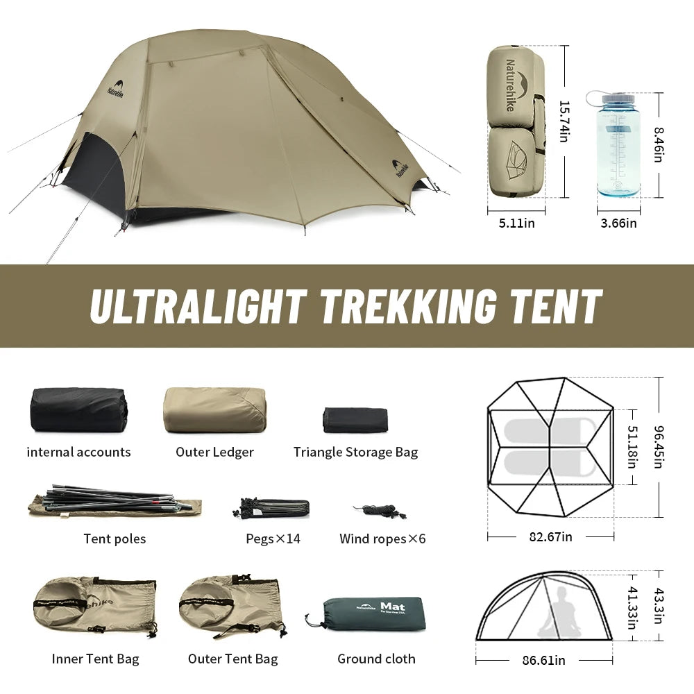 Naturehike Star River Ultralight Waterproof Backpacking Tent for Hiking
