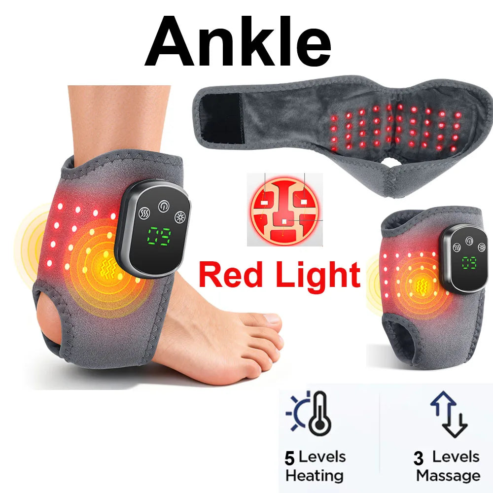 Hailicare Wireless Electric Heating Ankle Brace With Massage Support