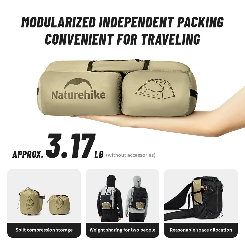 Naturehike Star River Ultralight Waterproof Backpacking Tent for Hiking