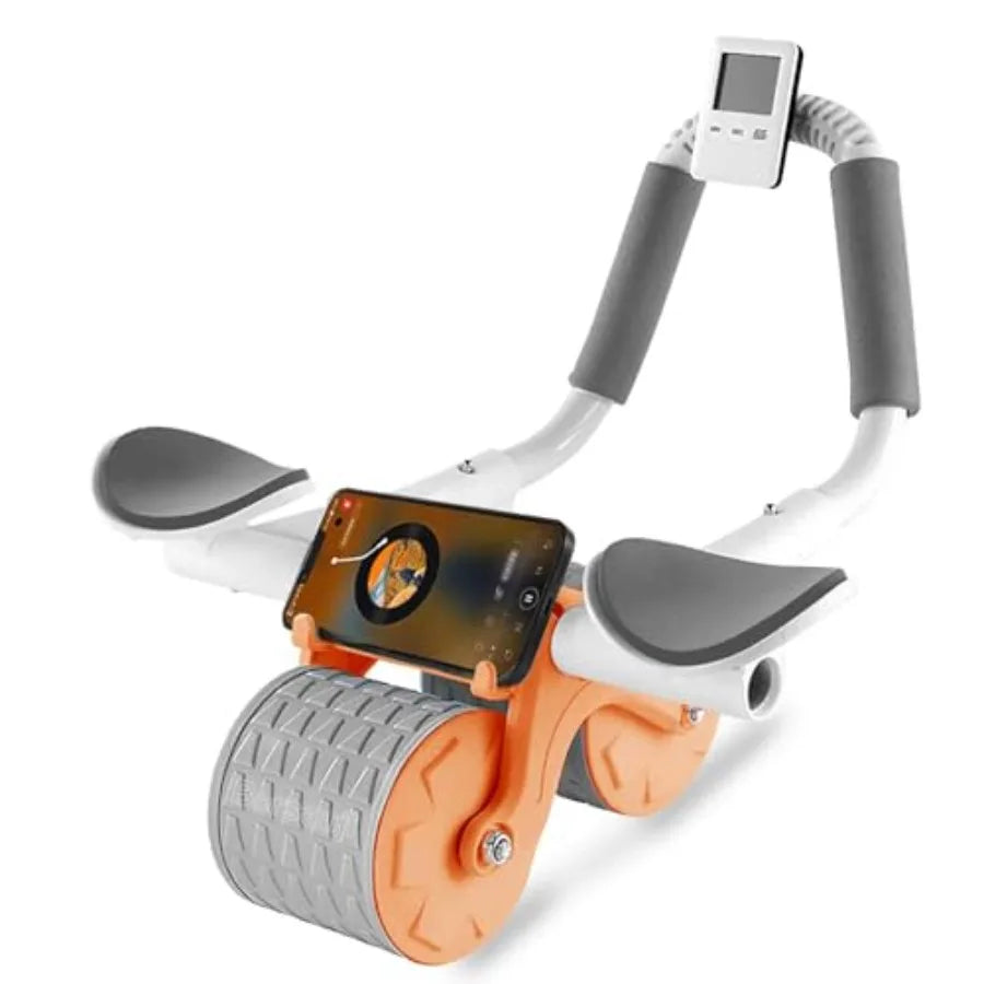 Rebound Ab Roller Wheel With Knee Mat And Elbow Support