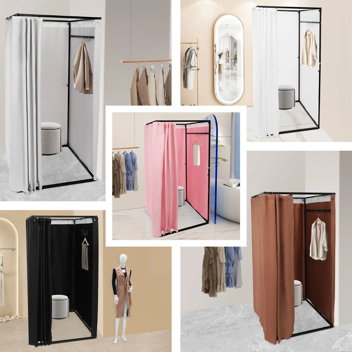 Portable Privacy Changing Tent for Clothing Stores and Outdoor Camping