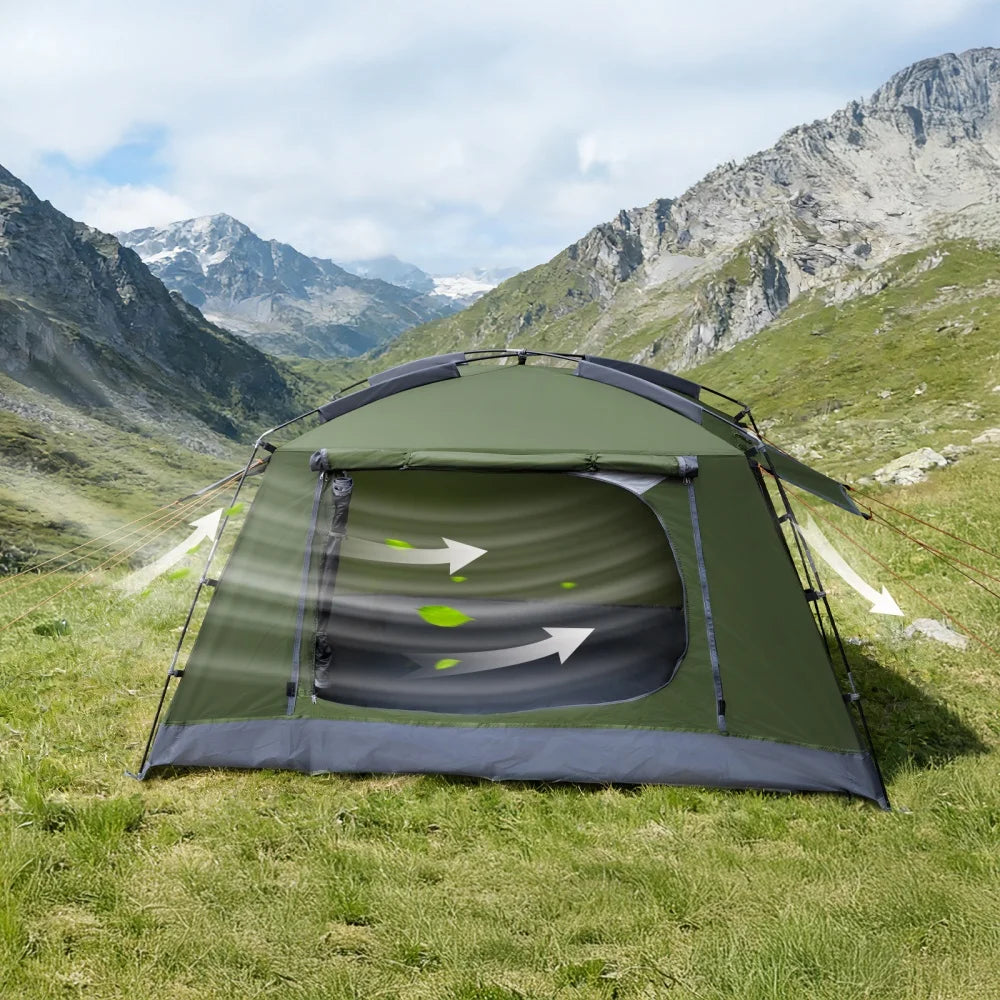 Night Cat Waterproof Backpacking Tent For Hiking And Camping