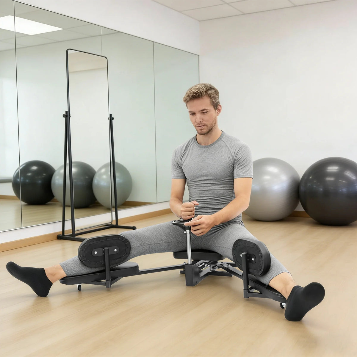 Heavy Duty Leg Stretcher Machine For Flexibility Training