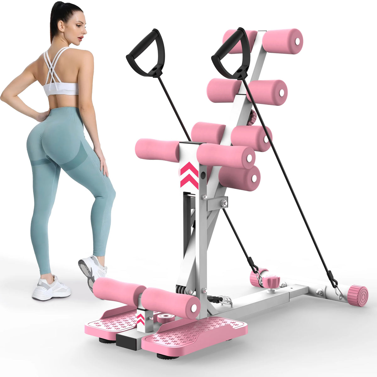 Deep Squat Machine With Resistance Bands For Home Fitness Training
