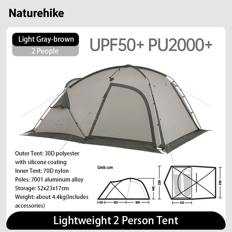 Naturehike Massif Waterproof Four Season Hot Tent With Stove Jack