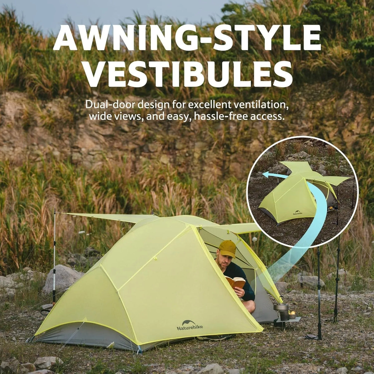 Naturehike Star River EXT Double Layer Waterproof Trekking Tent