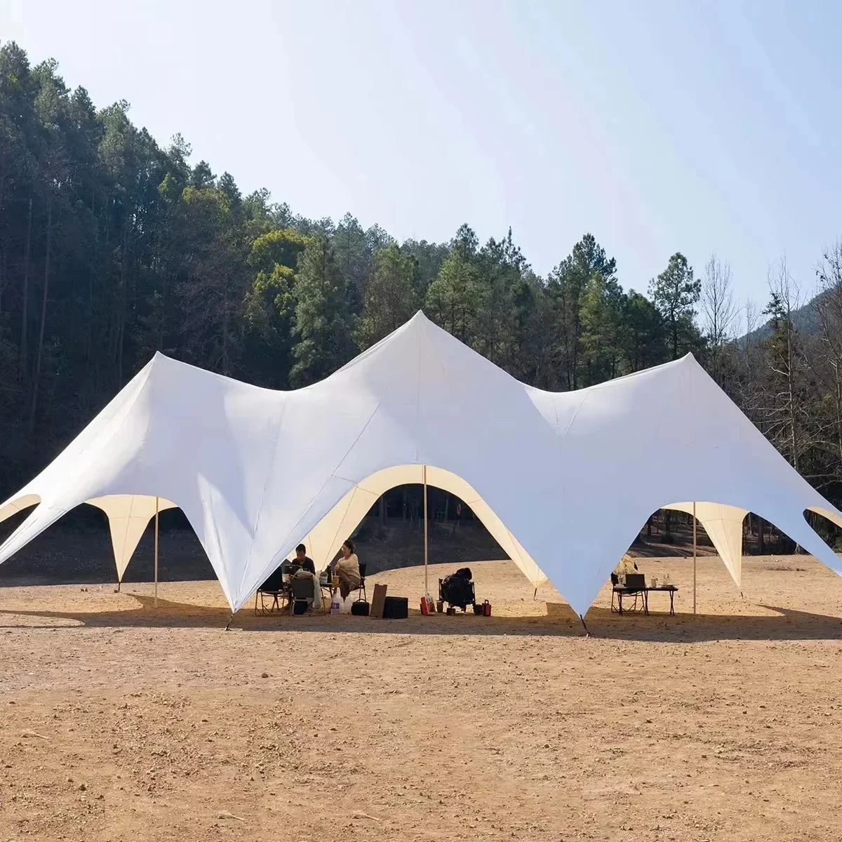 LISM Waterproof Outdoor Canopy Tent for Camping and Events