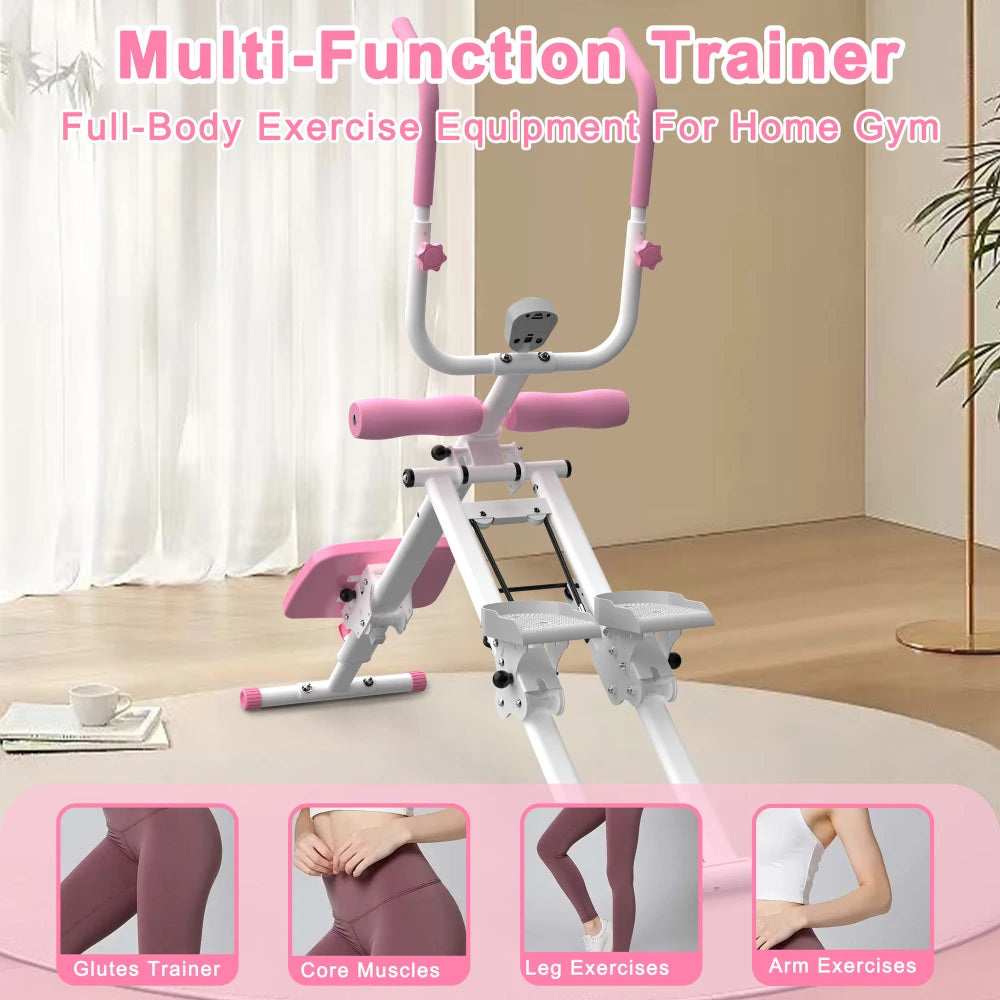 Multifunctional Stair Stepper And Ab Workout Machine For Home Fitness