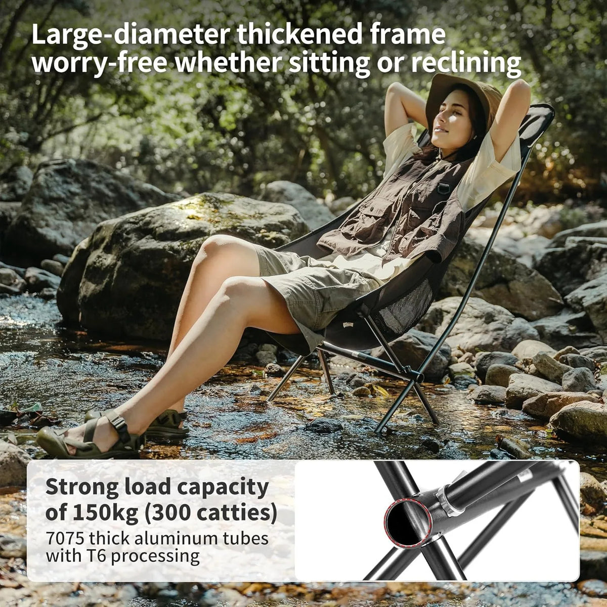 Naturehike Ultralight Folding Outdoor Chair Portable Relax Seat