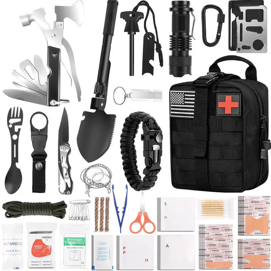 Professional Survival And First Aid Kit For Camping Adventures