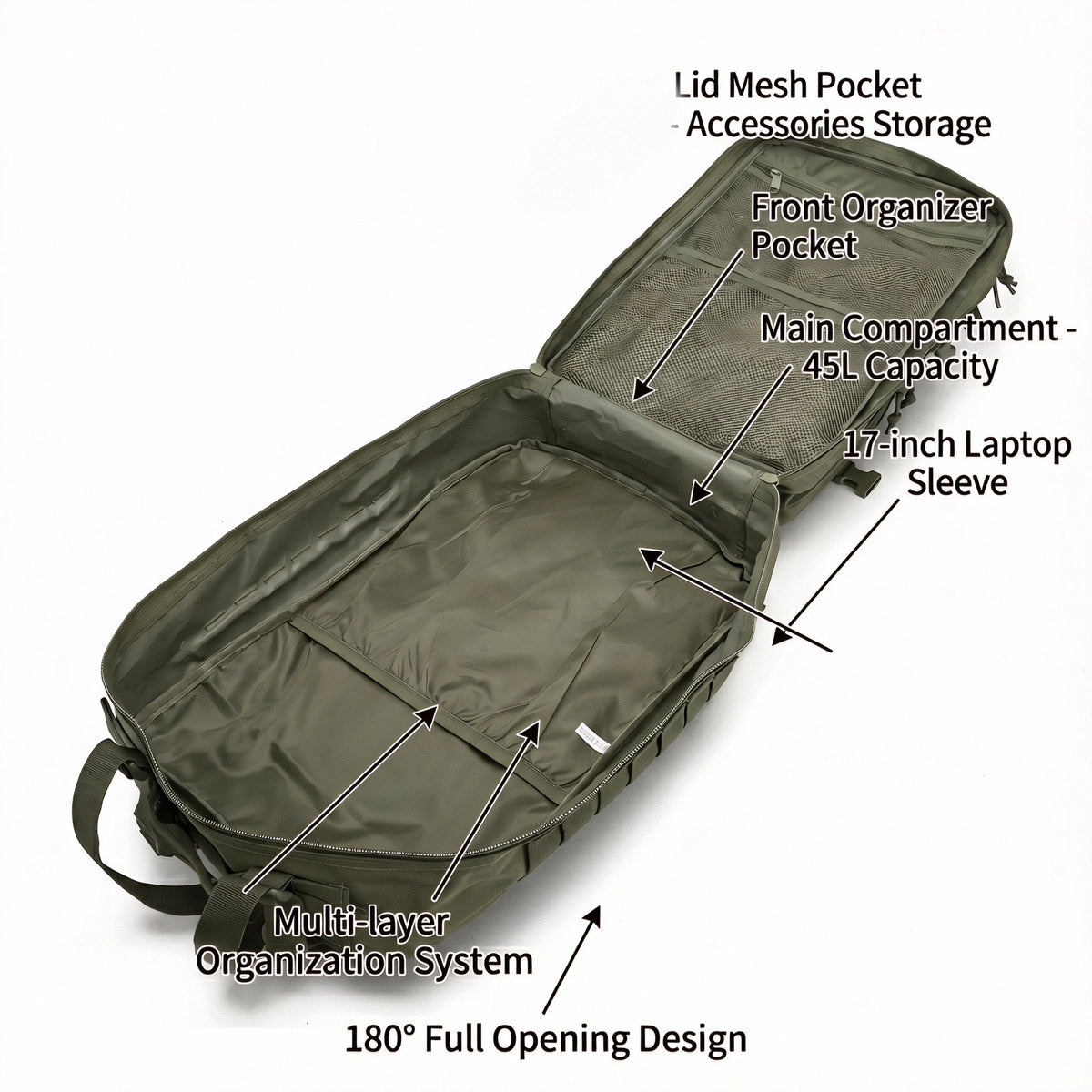 ReFire Gear Tactical Hunting Backpack Water Resistant Outdoor Pack