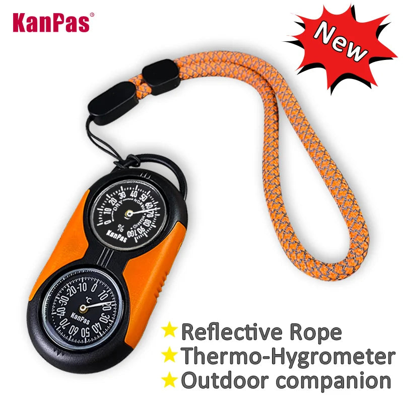 Outdoor Thermometer Compass and Hygrometer Multi Tool Kit